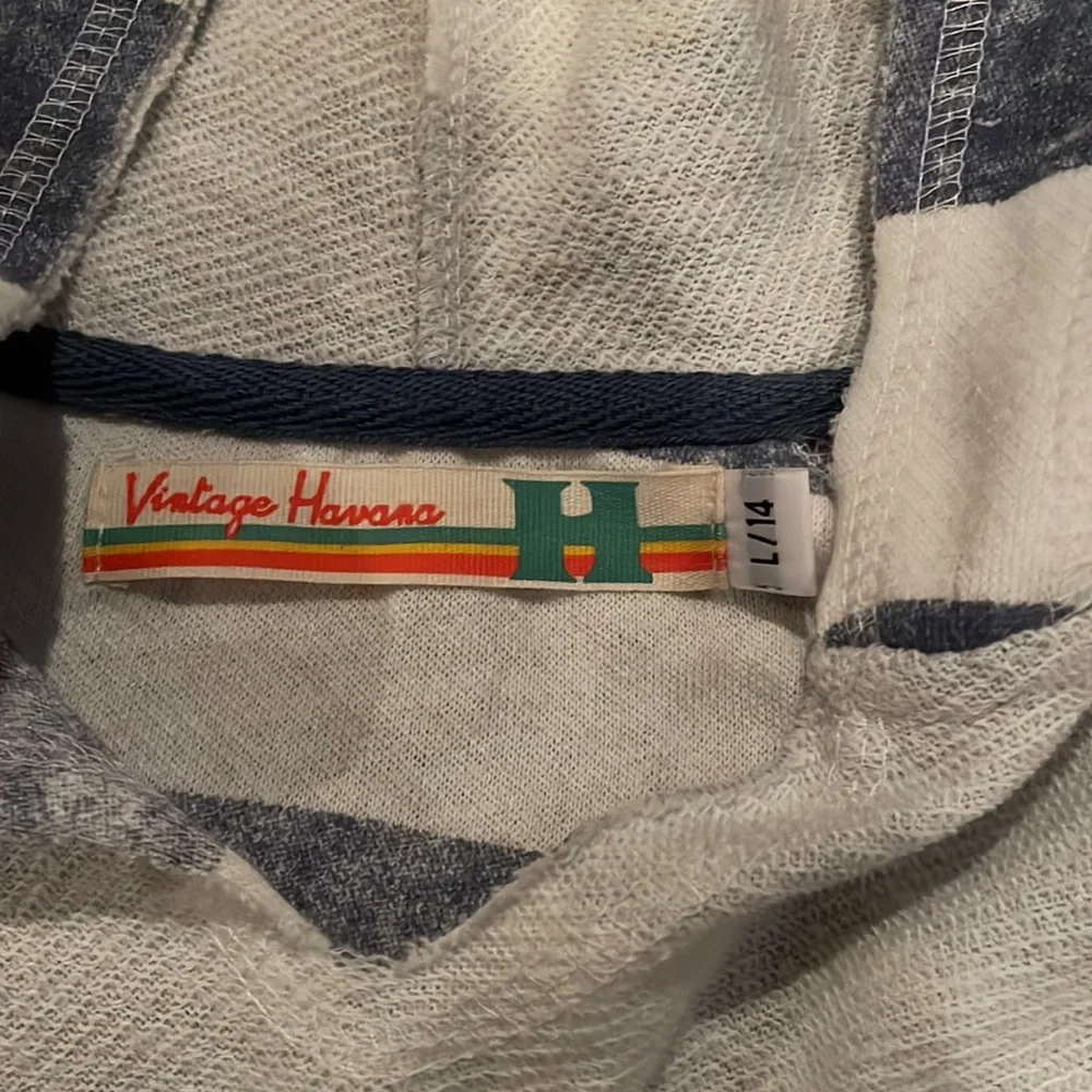 Vintage Havana Blue and White Kids Matching Set - Picture 2 of 4